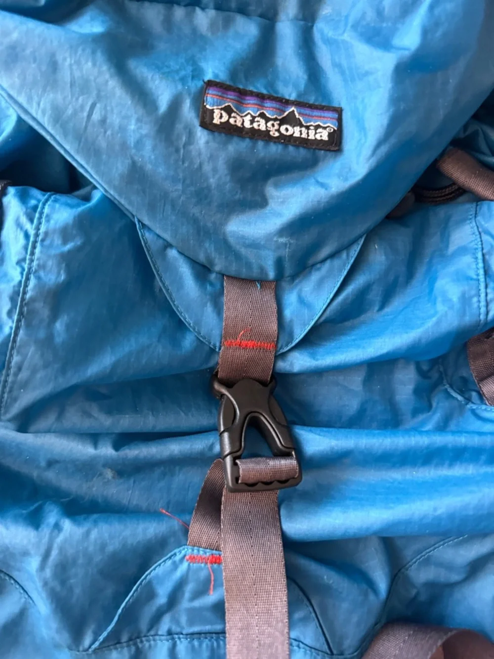 Patagonia Blue Lightweight Compact/Compressible Daypack Backpack